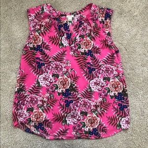 J crew Tropical tank size 10 ~ medium